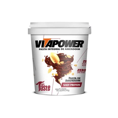 Pasta-de-Amendoim-Sabor-Shot-Protein-VitaPower
